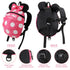 4 in 1 Toddler Harness Leash + Baby Anti Lost Wrist Link, Cute Child Safety Harness Tether, Child Walking Harness Wristband Assistant Strap Belt f...