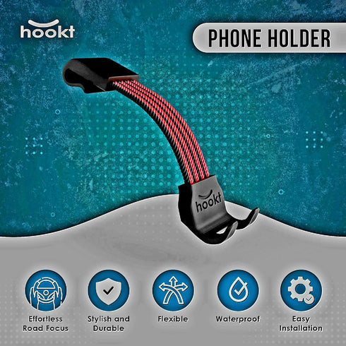 Universal Car Phone Holder | Hands-Free Mount for Steering Wheel | Auto Smartphone Stand - Easy Install, Secure & Adjustable (H 3.5)...