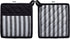 DII Cotton Heat Resistant Kitchen Pot Holders Set, (Set of 2-8x8.5), Farmhouse Chic Geometric Design, Heat Resistant and Machine Washable for Ever...