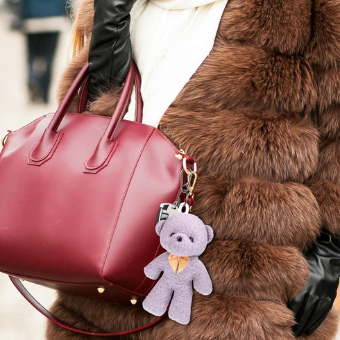 4Pcs Small Keychain Clip Metal Keychain Hooks Black Key Ring Clips for Car Keys Purse Heavy Duty Keychain Holder for Purse Charm Hook Keyring with...