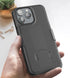 Encased DuraClip Holster, Designed for iPhone 15 Pro Case with Belt Clip Phone Holder and HD Screen Protector (iP15-PRO 6.1") - Black......