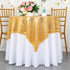 ShinyBeauty Sequin Tablecloth Table Linen Table Cover Table Overlays for Wedding Party Decor Backdrops ~1122S (54x54-Inch, Gold)...