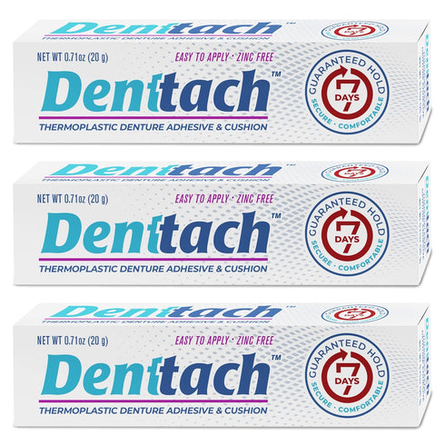 Denture Adhesive, Thermoplastic Denture Adhesive and Cushion, Comfortable Denture Fit for up to 7 Days, Zero Glue, Zinc Free, Longest Holding Dent...