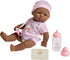 JC Toys - La Newborn Nursery | 7 Piece Baby Doll Gift Set | 12" Life-Like Hispanic Doll with Accessories | Purple | Ages 2+ (18347)...