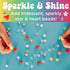 Creativity for Kids Rainbow Bead Jar Jewelry Making Kit: Makes 40+ Friendship Bracelets, DIY Crafts for Girls, Girls Gifts Ages 6-8+, Easter Baske...