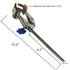 Lab Clamp 4 Prong Finger Style Cork-Coated Head and A Black Laboratory Stand Clip...