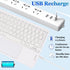 Wireless Bluetooth Keyboard,10-inch Ultra-Slim 7 Color Backlight Keyboard with Touchpad,Rechargeable Wireless Magnetic Bluetooth Portable Keyboard...