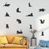 A Room with Cats Wall Decals-Cute Animal Stickers for Kids Room Bedroom Nursery Playroom Decor...