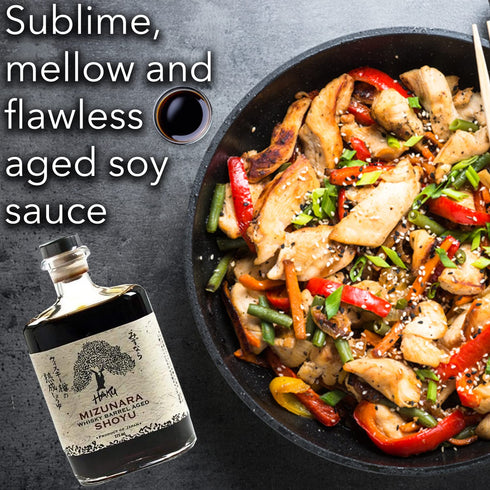 Haku, Mizunara Whisky Barrel Aged Soy Sauce, 12.68 oz....