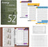 52 Week Money Saving Challenge Book with Money Binder, Envelopes, and Pouches – Libro de Ahorro de Dinero de 100 Dias with Money Envelopes for Cas...