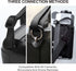 Padwa Lifestyle Dark Green Camera Strap - 2" Wide Cotton Woven Genuine Leather Head Camera Straps,Complimentary 2 Pcs Quick Release Clips for All ...