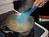 Gadjit Pasta Strain & Serve Pot Strainer, Two-sided Kitchen Tool, One Side Strains Water out of Pasta, the Other Side Lifts and Serves Pasta | A M...