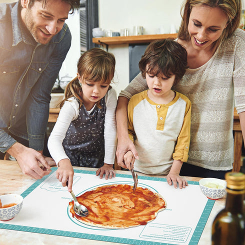 Non-Stick Pastry Mat Silicone Baking Mat, Dough Rolling Mat, Cookie Bread Mat, Pie Crust Mat Nonslip Fondant Mat Counter Mat Oven Liner Mat for Ma...