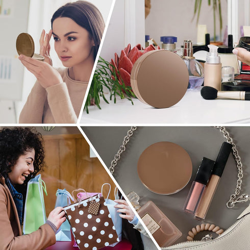 FEISEDY Contact Lens Case, Fashion Portable Contacts Lens Box with Mirror Tweezers Remover Tool Solution Bottle for Travel B0072...