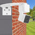 2Pack Outside Corner Wall Mount Bracket for Wyze Cam Pan V3,Wyze Cam V4,Maximum Coverage of 270° on Both Sides of The House,Reducing Blind Spots,E...