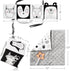 The Ultimate Tummy Time Toys Set of 3 - Soft High Contrast Book, Toy Block, Crinkle Paper and Teether - Stimulating Black & White Sensory Developm...