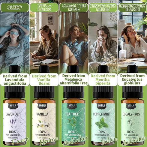 Essential Oils Set 10 Scents-Diffuser Oils for Home,Essential Oils Scents for Diffusers,Home, Aromatherapy,Candle&Soap,Aromatherapy…...