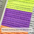 iKyce 600 Sheets Transparent Sticky Notes? 3 x 2 inch (horizontal version) Clear Self-Sticky Annotation, Waterproof Translucent Color Memo Pad, Se...