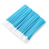 Cleanroom Swabs Pointed Tips (100 pcs, 73mm Length, 3.2mm Head Width, Blue) Multi-Purpose Cleaning Swab Sticks with Lint-Free Microfiber Tips for ...