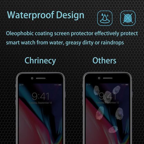 2 Pack Privacy Screen Protector for iPhone 8 Plus/iPhone 7 Plus/iPhone 6S Plus, Tempered Glass Film, 9H Hardness, Anti-Scratch, Premium HD Clarity...