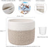 Woven Cotton Rope Plant Basket for 8" Flower Pot Small Basket for Plants Storage Organizer H7.5 x W8.5...