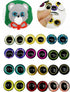 20 Pairs 18mm Owl Bird Glass Eyes for Art Dolls Sculptures Props Masks Fursuits Jewelry Making Taxidermy Flatback...