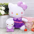 Kitty Plush Toy - 13.4 Inch Cartoon Kitten Mommy Plush with a Baby Plush Stuffed Animal Plush Pillow Birthday Gift for Kids Girls for Children's R...