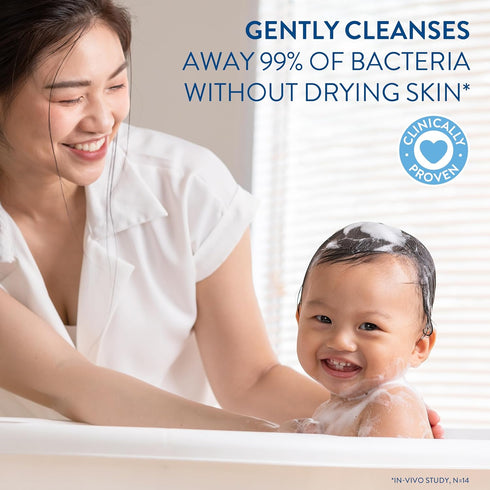 Cetaphil Baby Wash & Shampoo, 13.5oz Pack of 2, Hypoallergenic, Gentle Enough for Everyday Use, Soap Free...