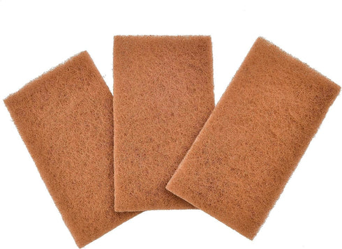 Full Circle Neat Nut Walnut Shell Scouring Pads, Non-Scratch, Set of 3 (Pack of 6)...