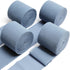 UpUDo 4 Rolls Chiffon Ribbon, 1.5" x 6Yd Dusty Blue Silk Ribbons, Smooth Edges for Wedding Invitations, Bridal Bouquets, DIY Crafts, Gift Wrapping...