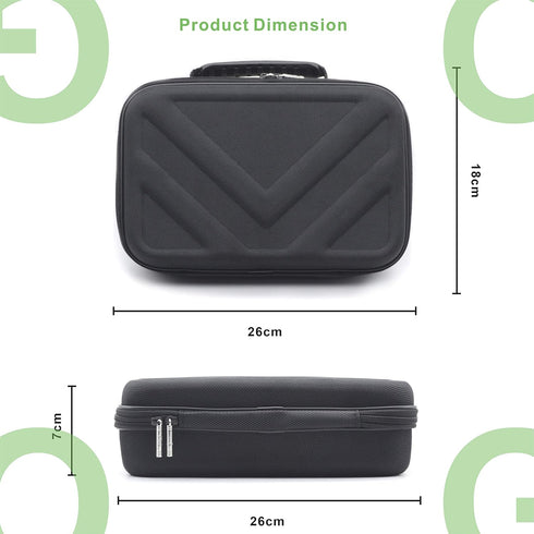 Case for Hypervolt GO 2/Hypervolt GO, Waterproof Shock Resistant Carrying Case for Hyperice Hypervolt GO2/ Hyperice Hypervolt GO Massage Device(ON...