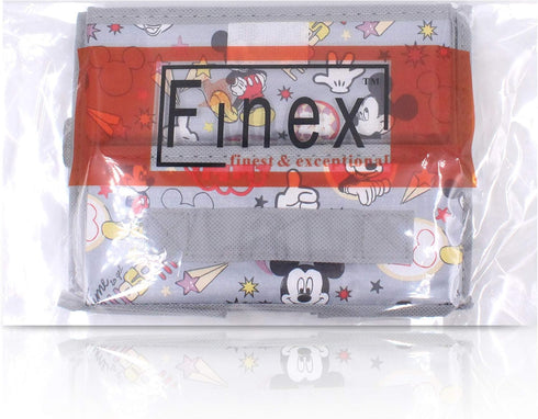 FINEX Gray Mouse Grey Foldable Storage Organizer Box for Desk - with Removable Drawer Collapsible...