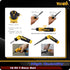 TOOLAN: 16-In-1 Multi Blades Hand Saw With Screw Driver (Manual Saw, Not Electric). For Cut Wood, Metel, Plastic, Sheetrock, Dry Wall Saw, Plywood...