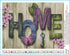 Abillyn Embroidery Cross Stitch Kits Wooden Sign Home and Butterfly Stamped with Printed Pattern Starter Kit (Home)...
