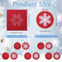 6 Sets Winter Embroidery Kit for Beginners Snowflakes Christmas Cross DIY Needlepoint Kit with Patterns, Instructions, Embroidery Hoops, Threads, ...