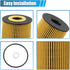 X AUTOHAUX Engine Oil Filter No.A1041800109/A1041840825/A1041840325 for Mercedes-Benz W124 W210 A124 C124 S124...