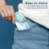 Credit Card Holder, Mini Aluminum Card Wallet RFID Blocking Slim Metal Hard Card Case for Women Men, Blue Marble...