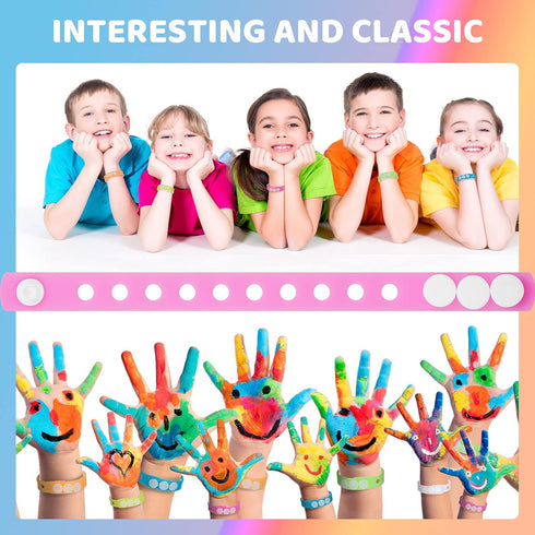 Sotiff 30 Pieces Glow in the Dark Silicone Wristbands Kids Silicone Charm Bracelets Adjustable for Boys and Girls Swimming Identify Shoe Charms Mo...