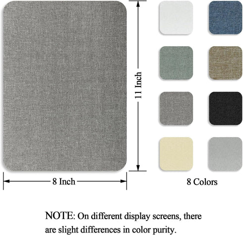 Self-Adhesive Linen Repair Patches 8 x 11 Inch (2PCS), Linen Fabric Patches for Sofa Repair, Couch Fabric Repair Patch Kit for Furniture, Sofa Cus...