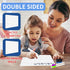 2pack 9x12 inches Dry Erase Board Lapboard Reusable Lined Erasable Ruled Writing Note Pad Lapboard, Blank Whiteboard on Reverse Mini Whiteboard, S...