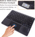 Wireless Bluetooth Keyboard, Ultra Slim Rechargeable Portable Cordless Keyboard with Touchpad 10 Inch Wireless Keyboard for iOS Android Windows iP...