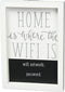 Mud Pie WiFi Home Decor Plaque...