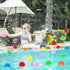 50 PCS Reusable Water Balloon, Water Balls Splash Balls Water Soaker Balls Bulk with Bag Soft Cotton Beach Balls Pool Water Toys Kids Adult Outdoo...