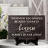 We Know You Would Be Here Today Wooden Wedding Memorial Plaques for Loved Ones Lost in Memory, Table Wedding Sign for Home (Classic Style)...
