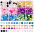 Beadthoven 360pcs 8mm Glass Beads for Bracelets Kit Crystal Crackle Beads Bulk for Jewelry Making Colorful Round Gemstones Friendship Bracelet Bea...