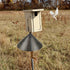 2 Pack Squirrel Baffle Accessory for Bird Feeder Pole and Bird Houses, Pole Mounted Buckle Stopper for Guarding Birdhouse (Baffle Not Included)...