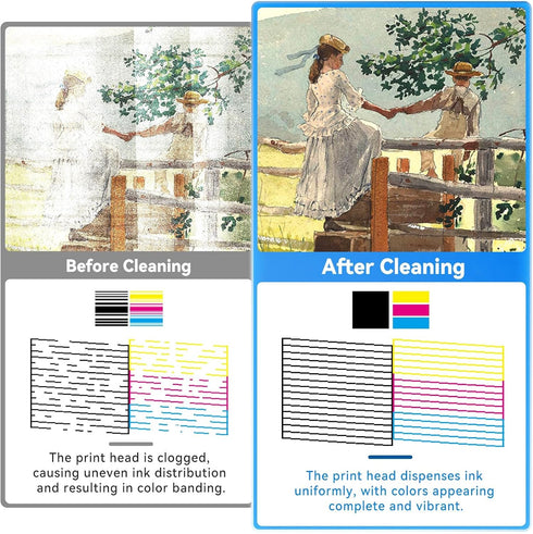 Printhead Cleaning Kit, 150ml Best Printer Cleaning Kit for Epson Printer Nozzle Cleaning, Print Head Cleaning Kit for HP Printer Head, Printer Cl...