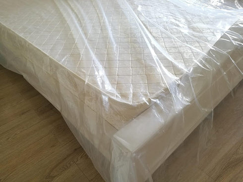 ComfortHome Mattress Bag for Moving and Storage, 4 Mil Extra Thick, Twin and Full Size, 1 Pack Clear...