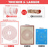 Large Silicone Pastry Mat Extra Thick Non Stick Baking Mat with Measurement Fondant Mat, Counter Mat, Dough Rolling Mat, Oven Liner, Pie Crust Mat...