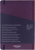 Fabriano Ecoqua Plus Fabric-Bound Notebook, 5.8" x 8.3", A5, Dotted, Wine...
